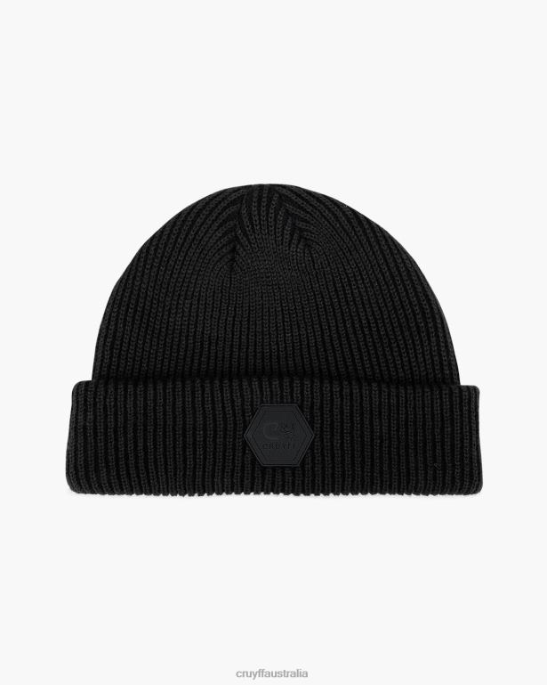 Basco Two Tone Beanie Cruyff Unisex Black R2H8T1263 Beanie