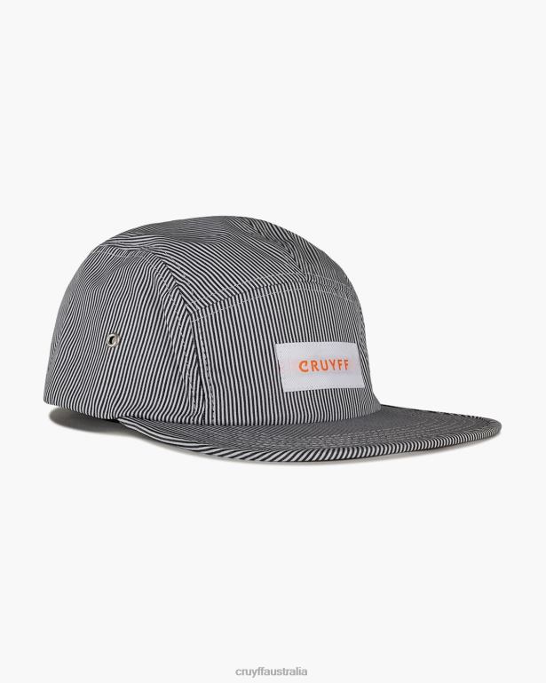 Bruno 5 Panel Cap Cruyff Unisex Black R2H8T1288 Cap