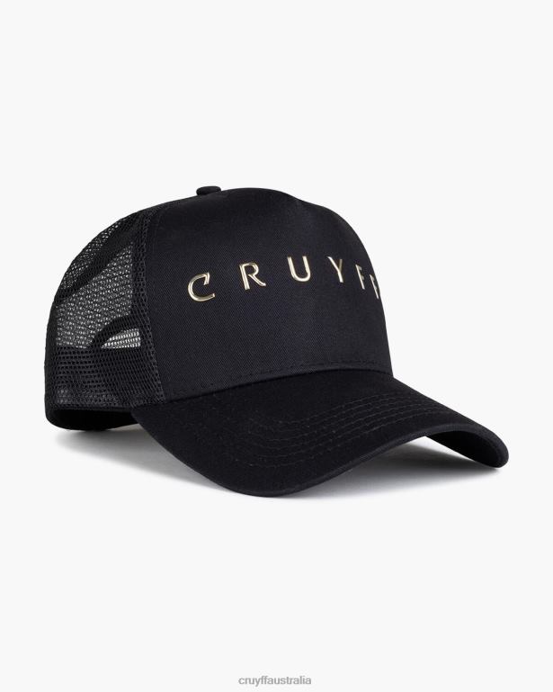 Camilio Trucker Cruyff Unisex Black/Gold R2H8T1261 Cap