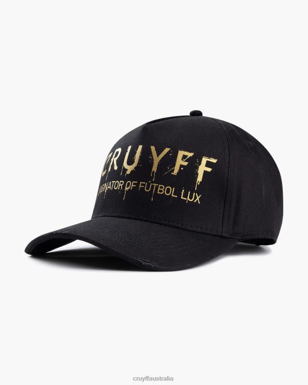 Graffiti Pitcher Cruyff Unisex Black R2H8T1257 Cap