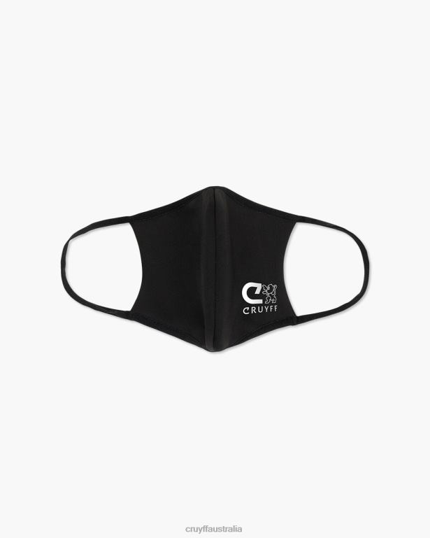 Facemask Cruyff Unisex Black R2H8T1298 Facemask