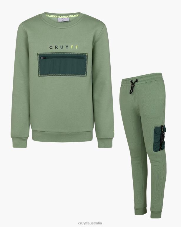 Clipper Suit Crewneck Cruyff Junior Green R2H8T1158 Suits
