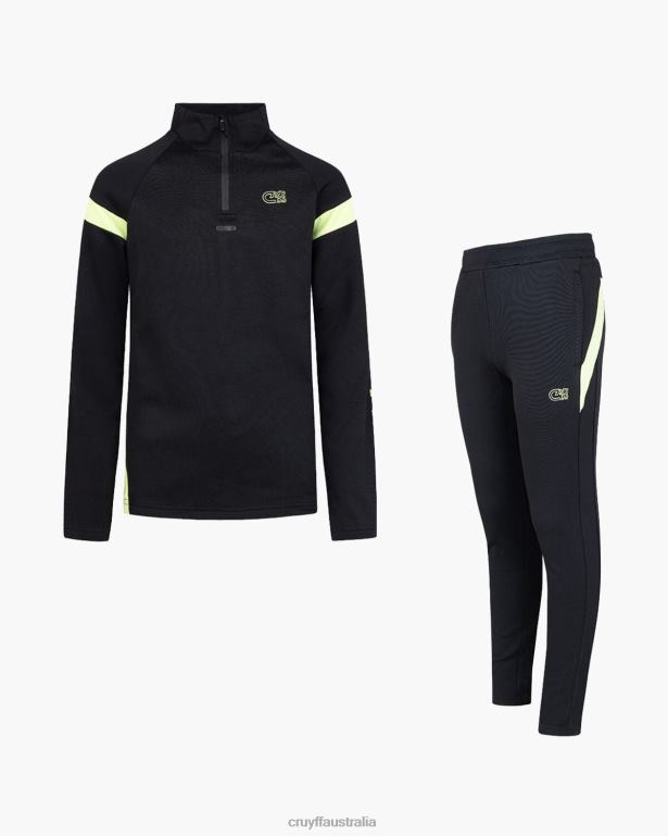 Corner Suit Cruyff Junior Black/Green R2H8T1135 Suits