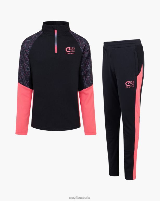 Corner Suit Cruyff Junior Black/Miscellaneous R2H8T1198 Suits