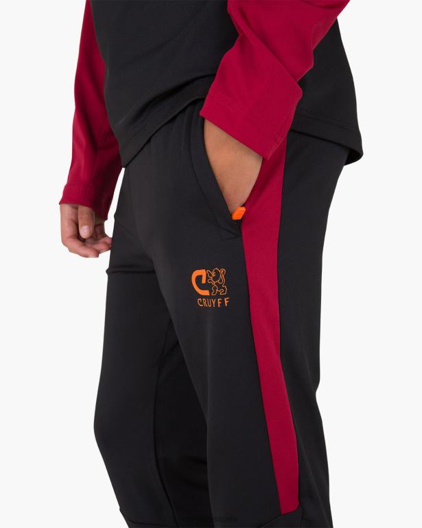 Corner Suit Cruyff Junior Black/Red R2H8T1326 Suits