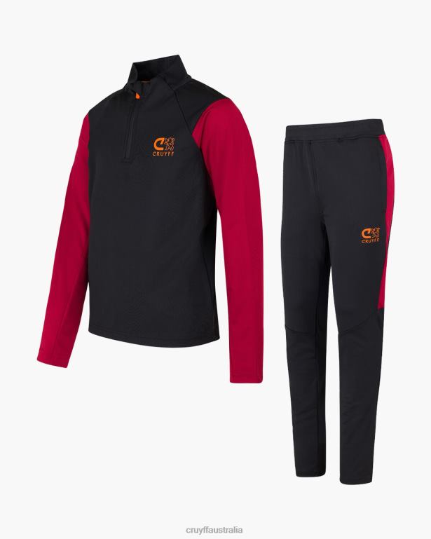 Corner Suit Cruyff Junior Black/Red R2H8T1326 Suits