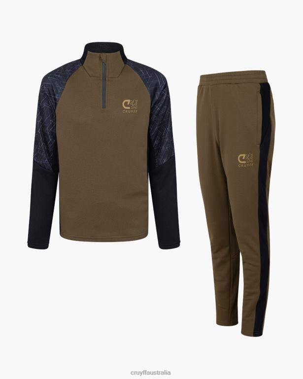 Corner Suit Cruyff Junior Green/Black R2H8T1199 Suits