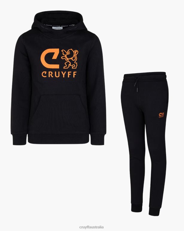 Do Suit Cruyff Junior Black/Orange R2H8T1160 Suits