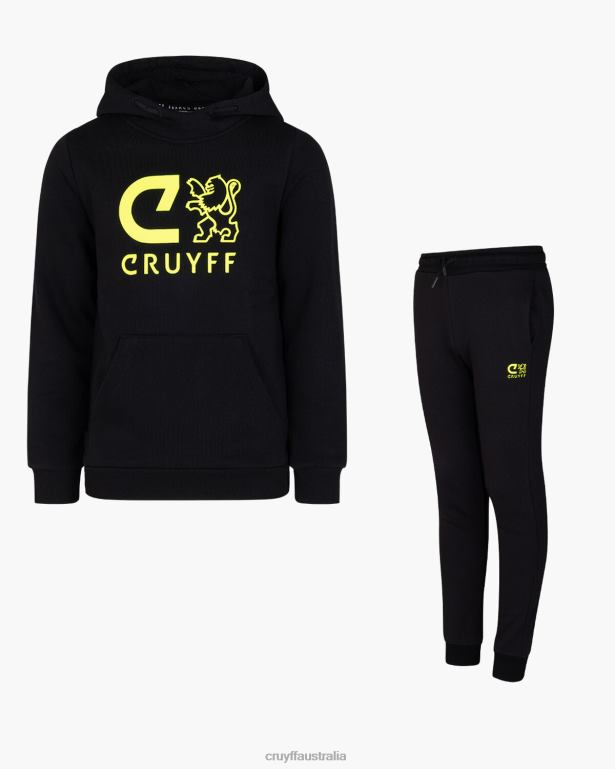 Do Suit Cruyff Junior Black/Yellow R2H8T1161 Suits