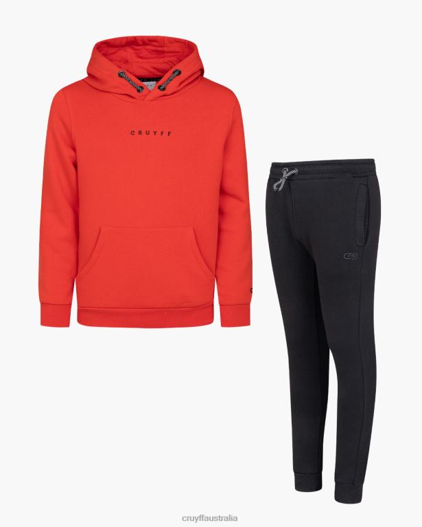 Joaquim Suit Cruyff Junior Red/Black R2H8T1179 Suits