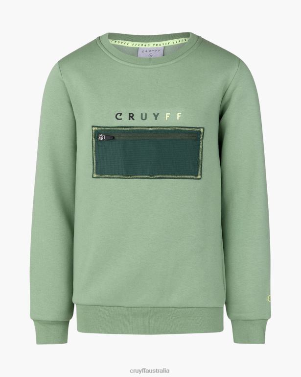 Clipper Crewneck Cruyff Junior Green R2H8T1166 Sweater