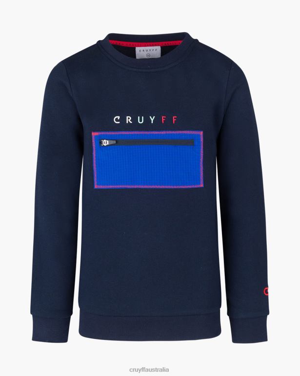 Clipper Crewneck Cruyff Junior Navy R2H8T1165 Sweater
