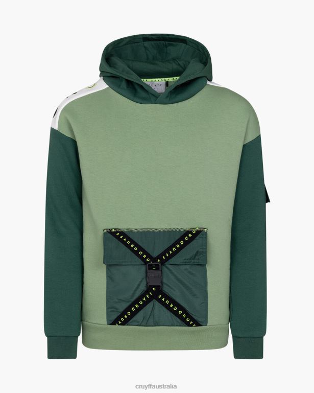 Clipper Hoodie Cruyff Junior Green R2H8T1173 Hoodie