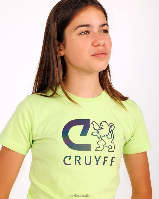 C-Lion Tee Cruyff Junior Lime R2H8T1128 T-Shirt