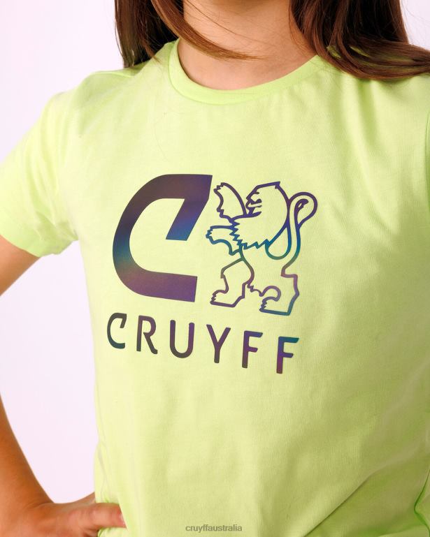 C-Lion Tee Cruyff Junior Lime R2H8T1128 T-Shirt