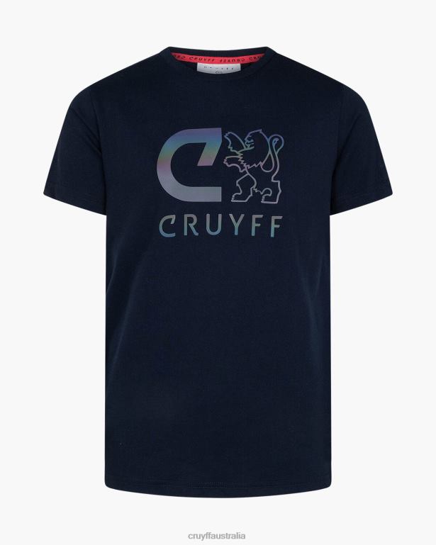 C-Lion Tee Cruyff Junior Navy R2H8T1127 T-Shirt