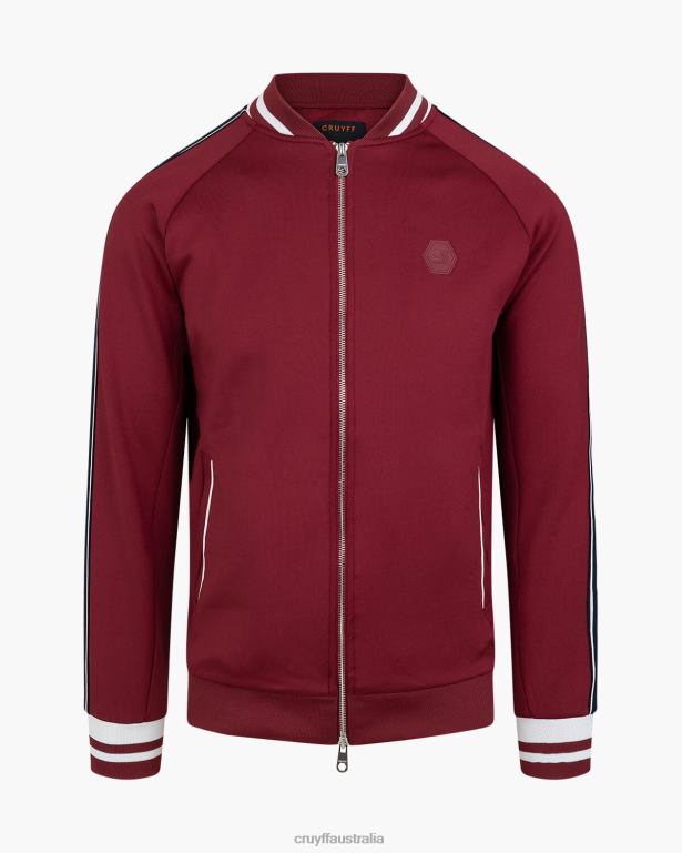 Santino Scuba Track Top Cruyff Men Bordeaux R2H8T482 Jacket