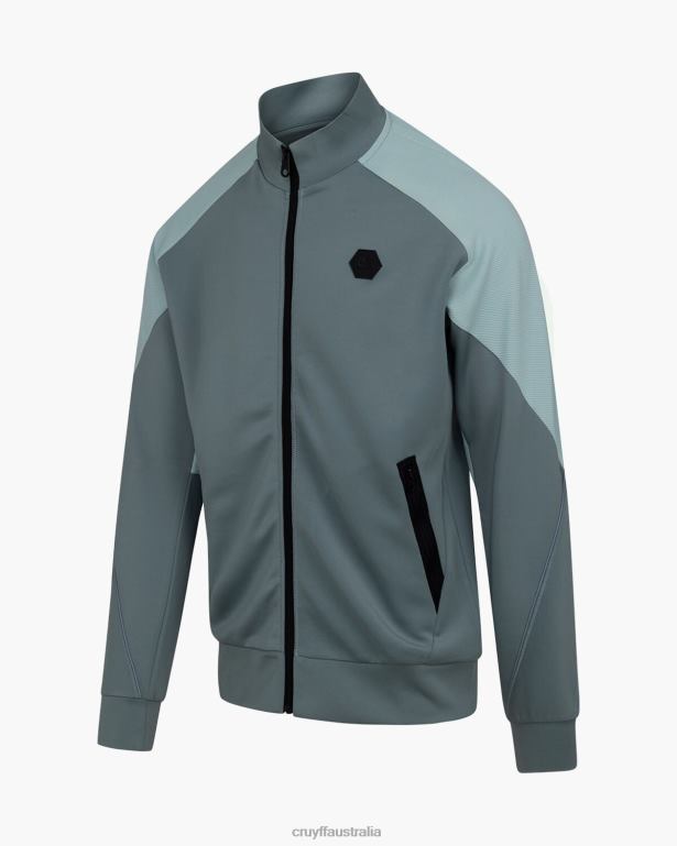 Zayne Scuba Track Top Cruyff Men Lead Blue R2H8T170 Jacket