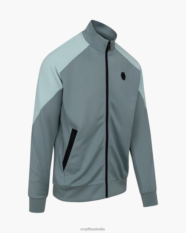 Zayne Scuba Track Top Cruyff Men Lead Blue R2H8T170 Jacket