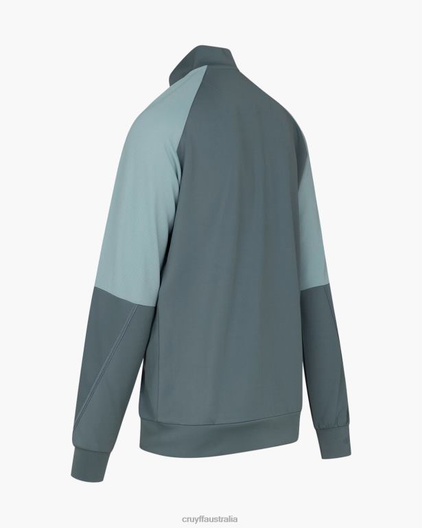 Zayne Scuba Track Top Cruyff Men Lead Blue R2H8T170 Jacket