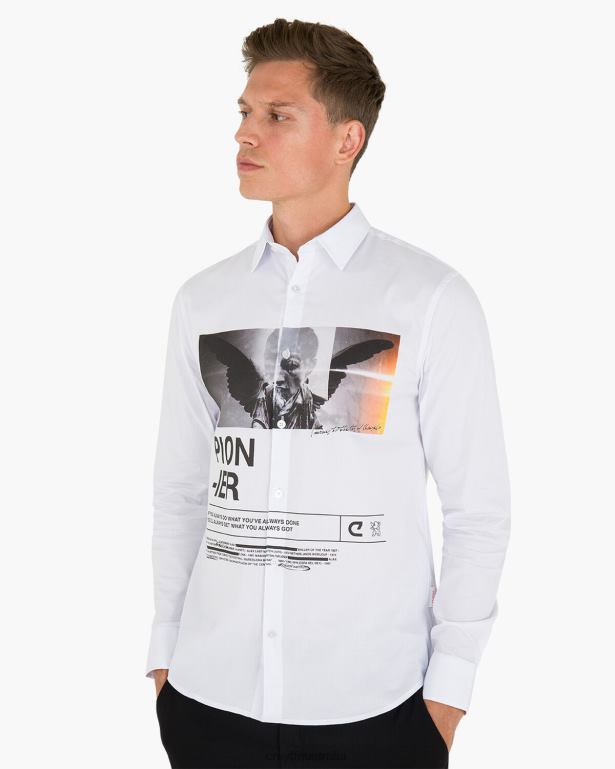 Siva Printed Shirt Cruyff Men White R2H8T887 Shirt