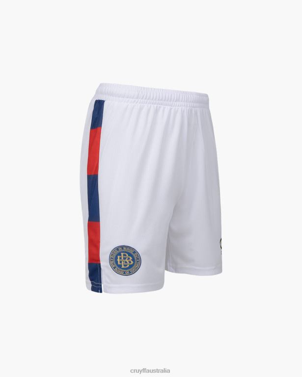 75 El Flaco Shorts Cruyff X Blood In Blood Out Men White/Red R2H8T455 Shorts