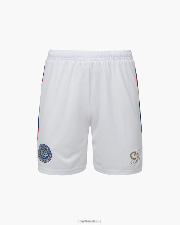 75 El Flaco Shorts Cruyff X Blood In Blood Out Men White/Red R2H8T455 Shorts