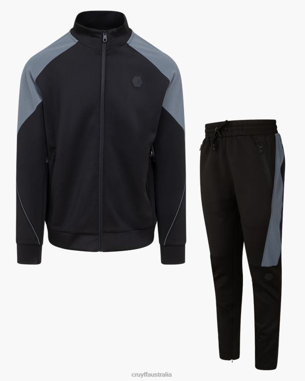 Zayne Scuba Track Suit Cruyff Men Black/Blue R2H8T151 Suits