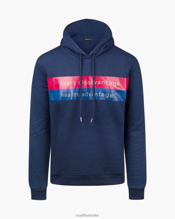 Advantage Hoodie Cruyff Men Navy R2H8T902 Hoodie