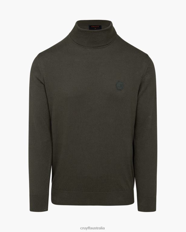 Basco Turtle Neck Cruyff Men Green R2H8T351 Sweater