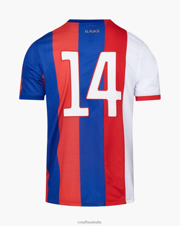 75 El Flaco Shirt Cruyff X Blood In Blood Out Men White/Red R2H8T616 T-Shirt