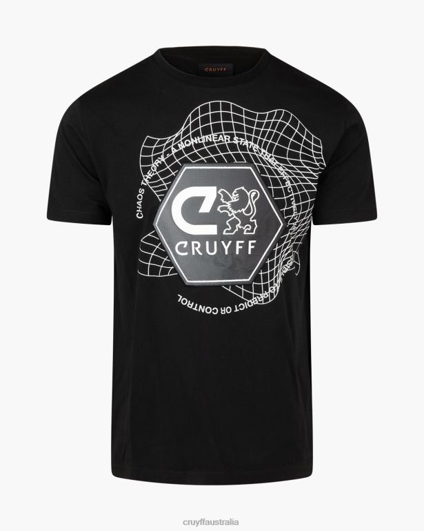 Aiden Tee Cruyff Men Black R2H8T276 T-Shirt