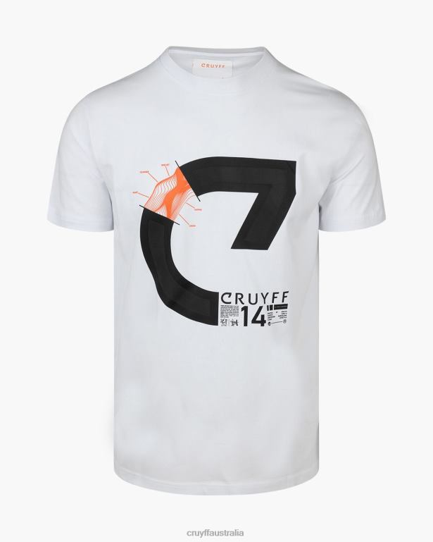Alan SS Tee Cruyff Men White R2H8T122 T-Shirt