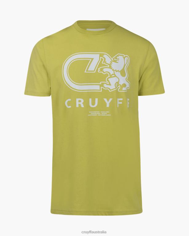 Alvaro Tee Cruyff Men Yellow R2H8T849 T-Shirt