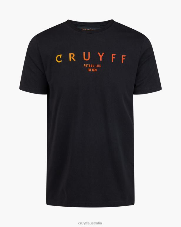Eder Tee Cruyff Men Black R2H8T359 T-Shirt