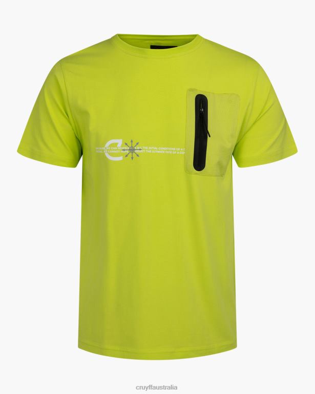 Ray Tee Cruyff Men Lime R2H8T204 T-Shirt