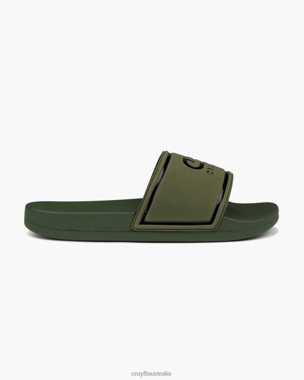 Agua Copa Cruyff Men Army Green R2H8T814 Slides