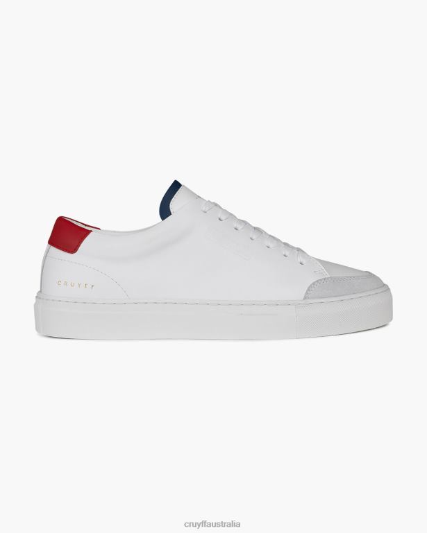 Architect Tennis Cruyff Men White/Red R2H8T545 Sneakers