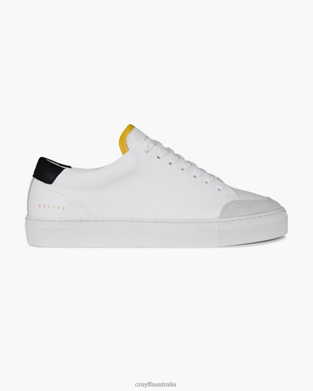 Architect Tennis Cruyff Men White/Yellow R2H8T547 Sneakers