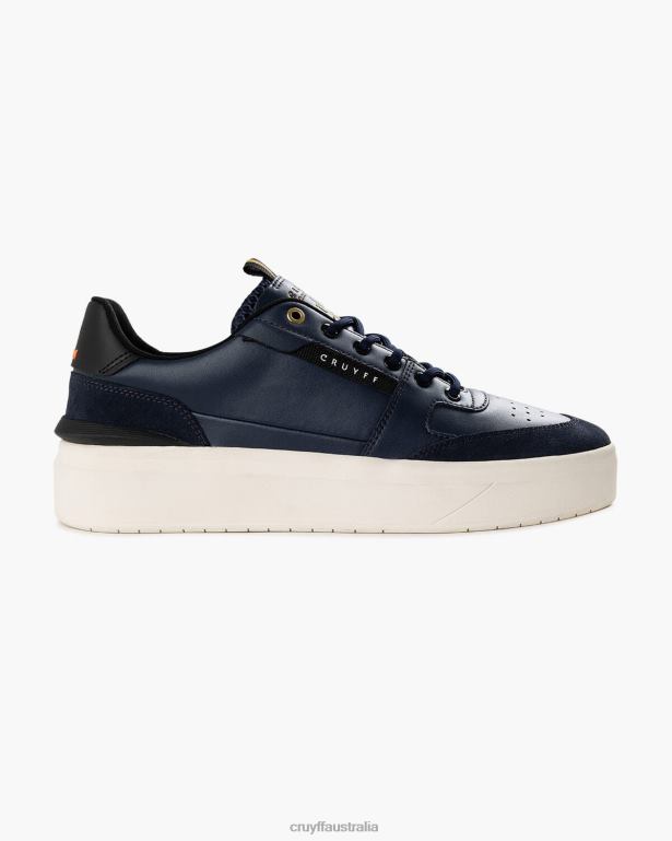 Endorsed Tennis Cruyff Men Navy R2H8T4 Sneakers