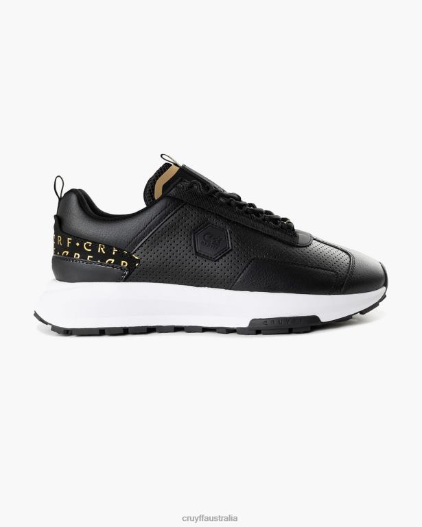Subutai Cruyff Men Black/Gold R2H8T303 Sneakers