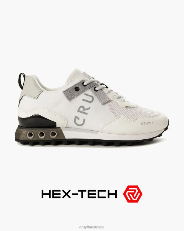 Superbia Hex-Tech Cruyff Men White R2H8T6 Sneakers