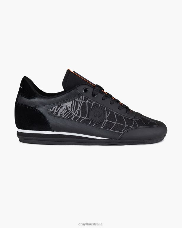 Vanenburg Hex Cruyff Men Black/Orange R2H8T382 Sneakers