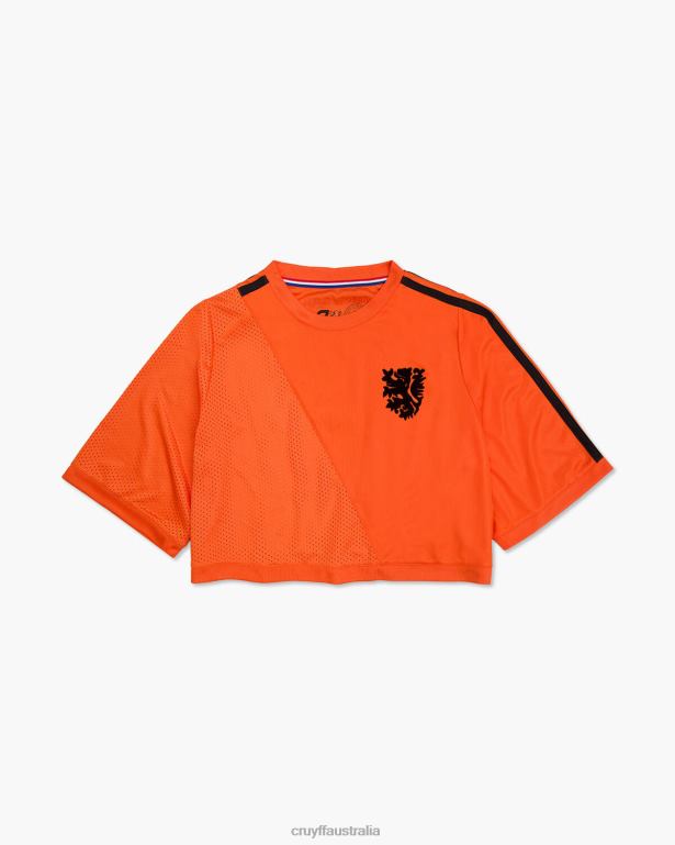 Euro Croptop Cruyff Women Orange R2H8T845 T-Shirt