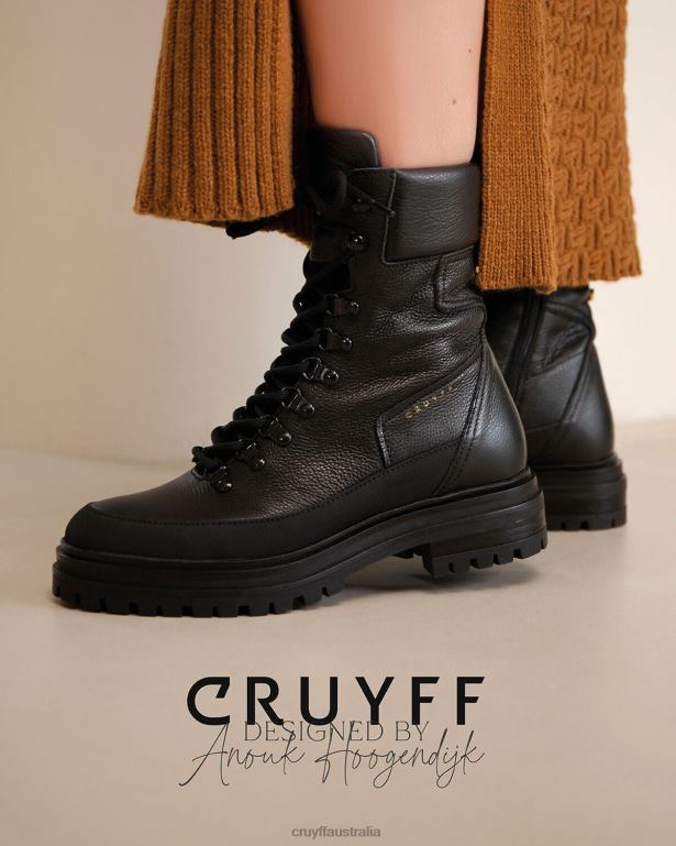 Commando Worker Boot Cruyff Women Black R2H8T1029 Boots