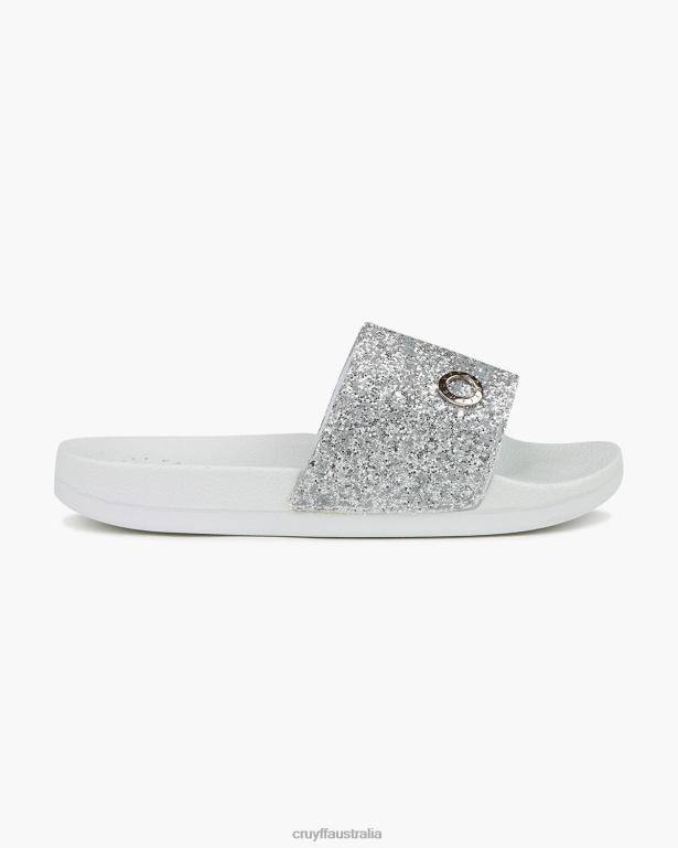 Agua Copa Glitter Cruyff Women Silver R2H8T1065 Slides