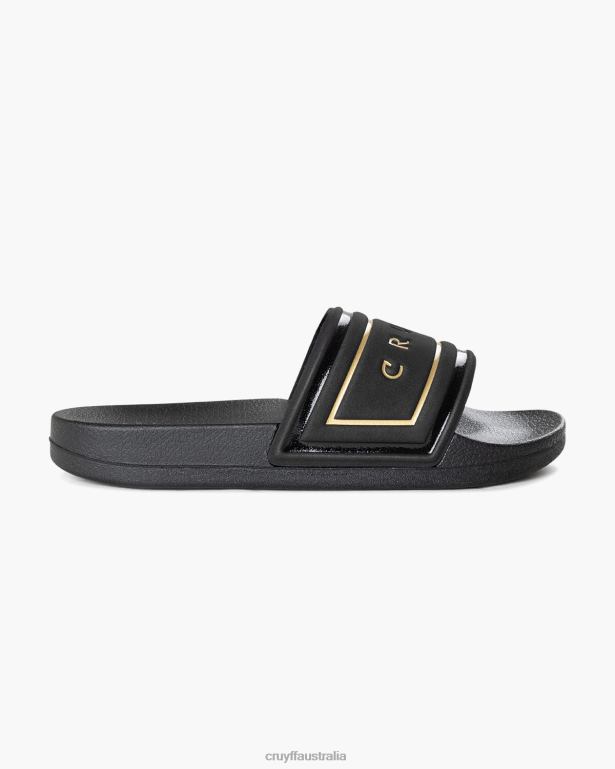 Agua Copa Playa Cruyff Women Black R2H8T961 Slides