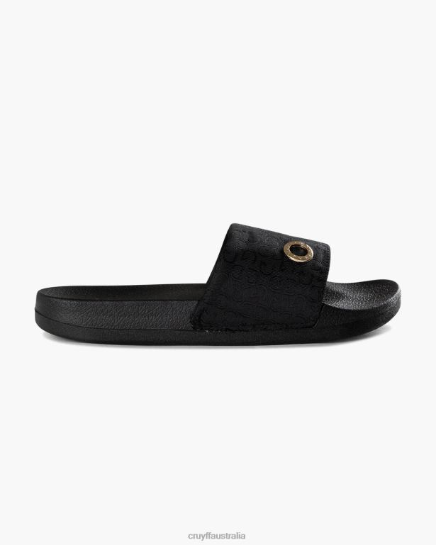 Aqua Copa Lux Cruyff Women Black R2H8T967 Slides