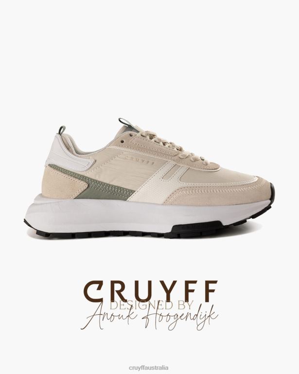 Ambruzzia Cruyff Women White/Green R2H8T952 Sneakers