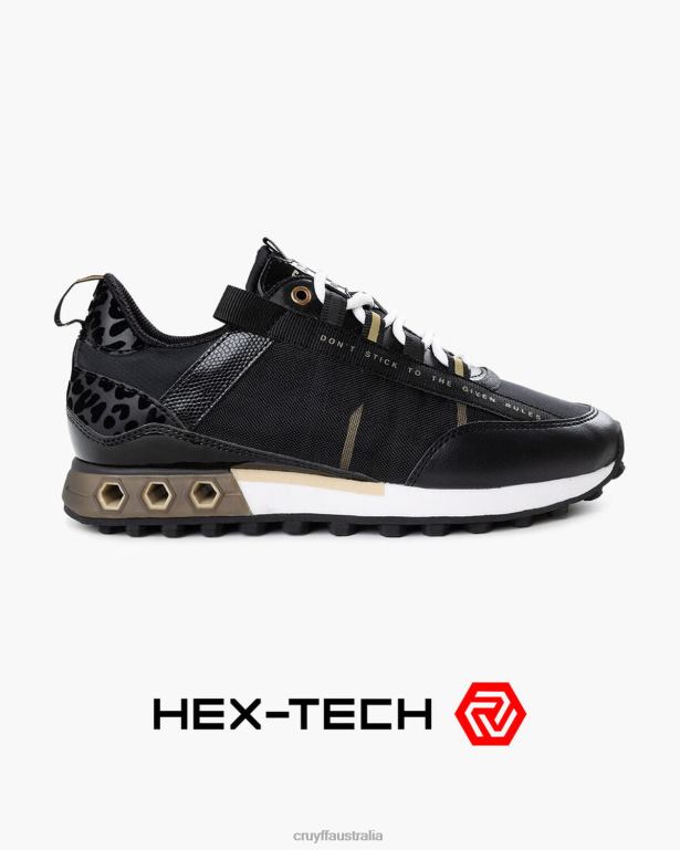 Fearia Hex-Tech Cruyff Women Black R2H8T942 Sneakers